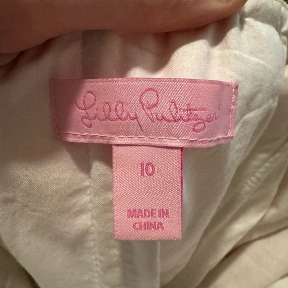 LILLY PULITZER Halter Neck Floral Raw Hem Tiered Dress Size 10 - Picture 4 of 5